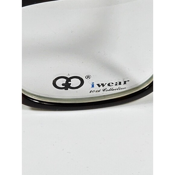 GIANNI PO WOMEN'S EYEGLASSES GP1607 53/18 140 TORTOISE/BLUE NEW DEMO - Picture 5 of 16